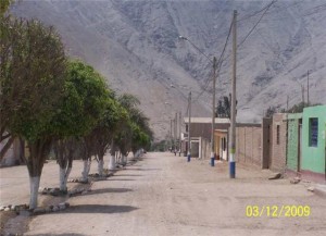 Shanty town 'La Libertad' outside of Lima